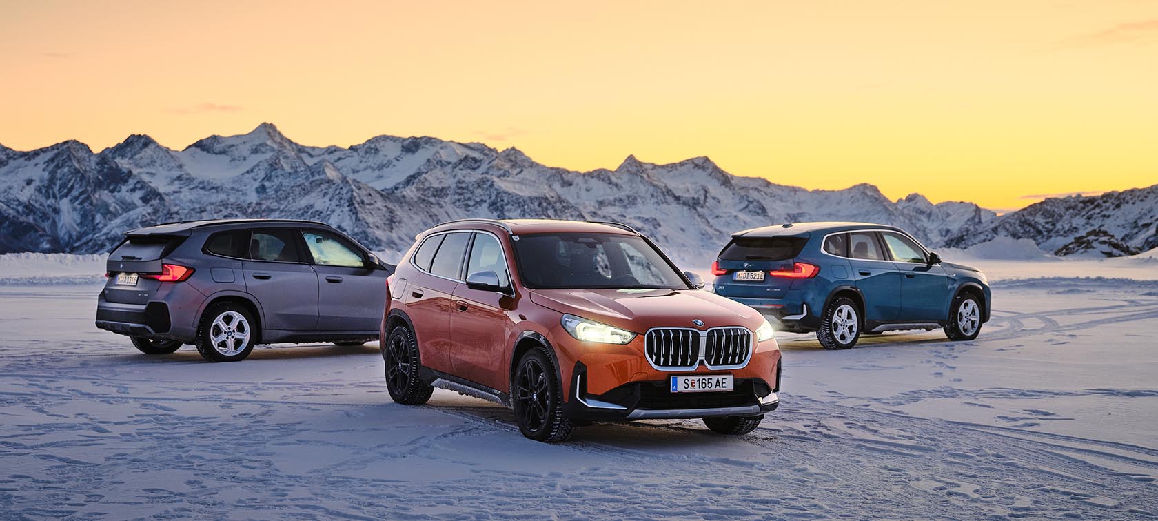 سه نوع ب ام و xDrive جدید در تمرین زمستانی