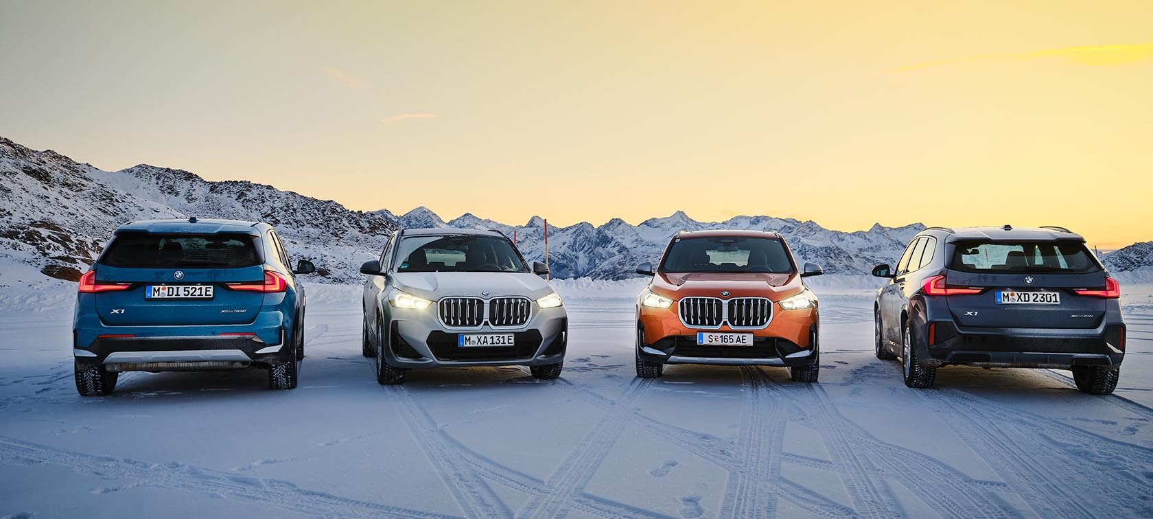 سه نوع ب ام و xDrive جدید در تمرین زمستانی